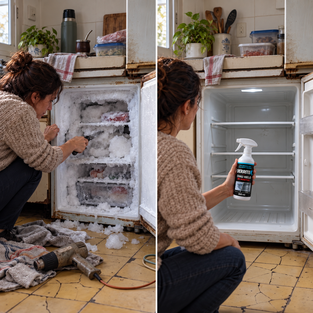 DERRITEX · Spray Descongelante para Freezer y Heladera 350 ml